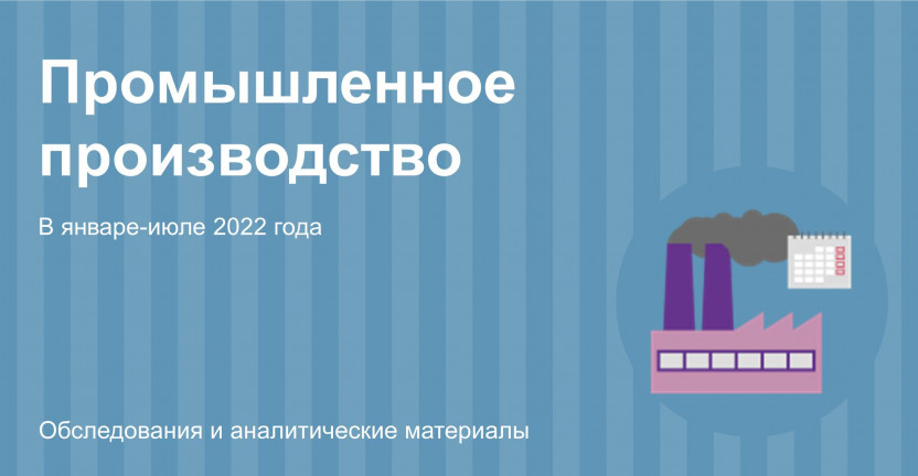 Промышленное производство в Рязанской области в январе-июле 2022 года